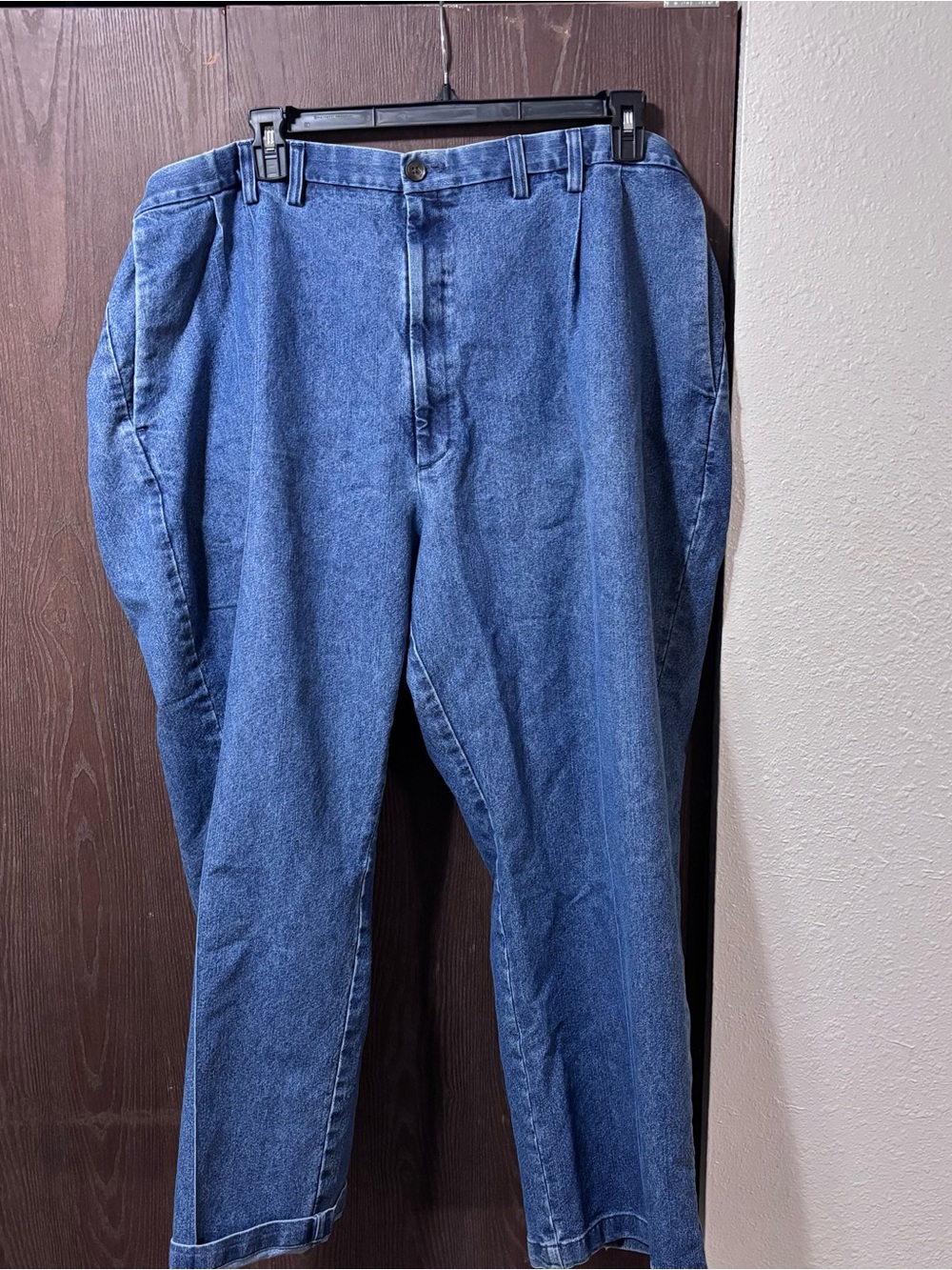 Haggar Relaxed Fit Men's Blue Denim Jeans